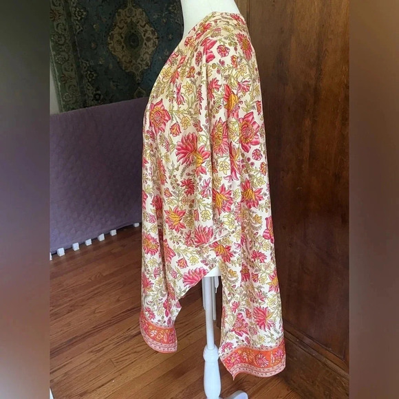 NWT Steve Madden Floral Kimono Women Size OSFM - Picture 3 of 5